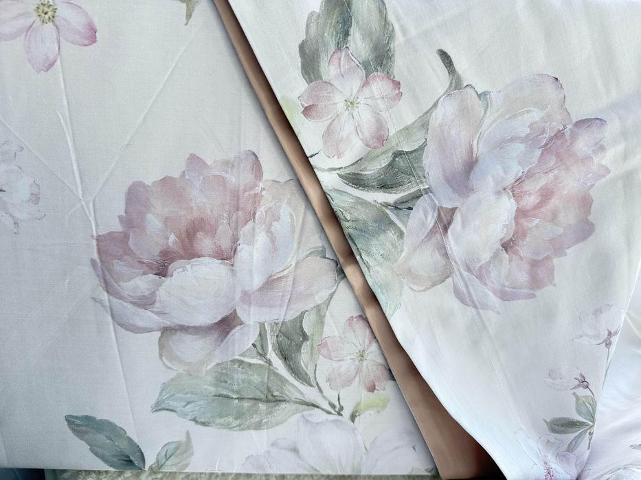 Півонії_постільна білизна_єгипетська бавовна