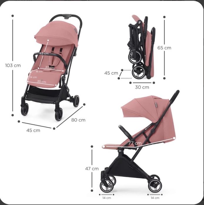 Kinderkraft Indy 2 легка прогулянкова коляска прогулянковий візочок