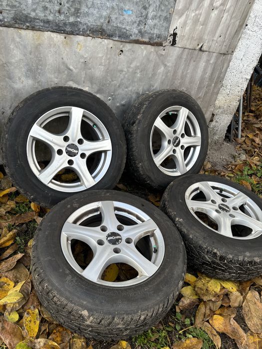 Alufelgi 15 cali 5x120 z oponami zimowymi