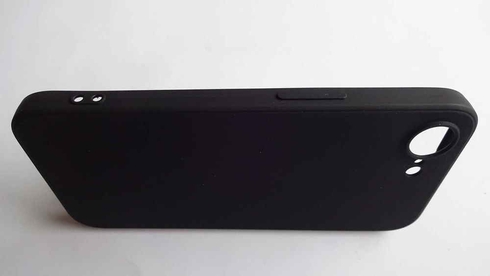 Plecki Etui do Apple iPhone 16e silikon, czarne