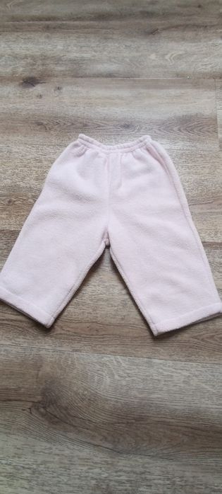 Zestaw bluza spodnie polar dziewczęce 74