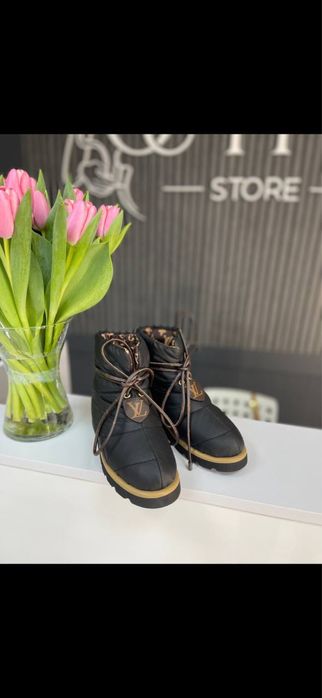Дутики ботинки  Louis Vuitton жіночі