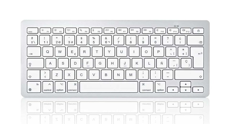 Bluetooth Keyboard for Mac – Spanish QWERTY / Teclado Bluetooth Mac – NOVO