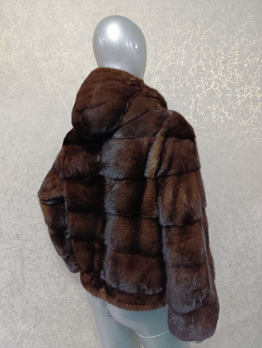 Норкова шуба, шубка, напівшубок, бомбер. Manakas. Як нова