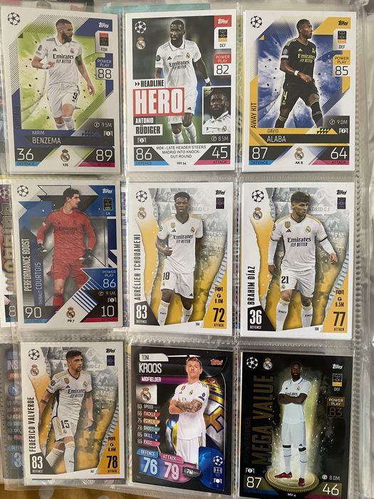 Real madrid match attax