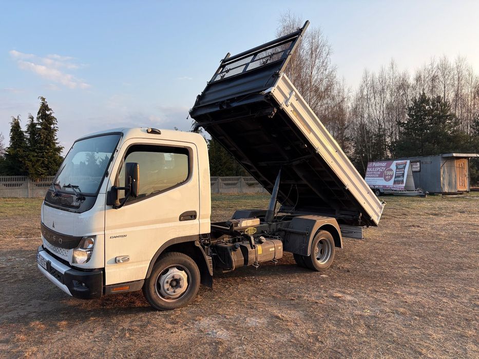 Mitsubishi Fuso Canter 3c13  Meiller kiper 3 stronny i silnik 3.0 Iveco klimatyzacja