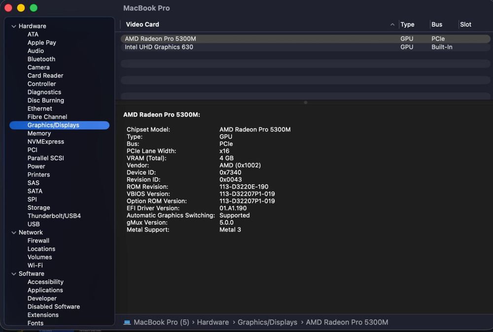 Apple MacBook Pro 16 2019