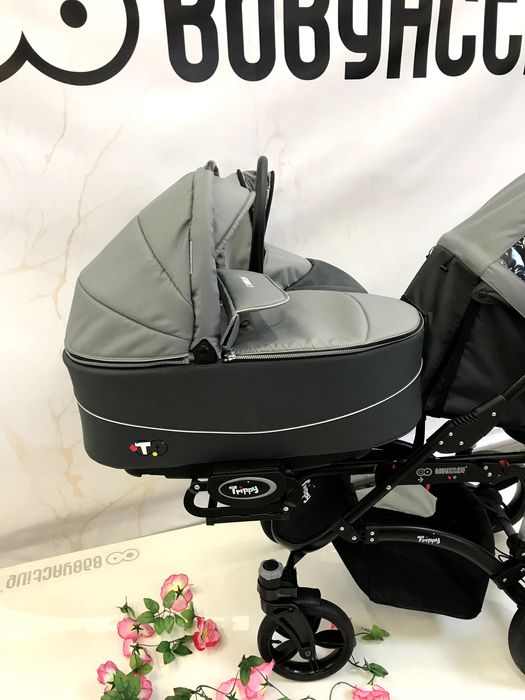 Trippy Babyactive 3w1. 3xGondola 3xSpacerówka 3xFotelik Dla Trojaczków