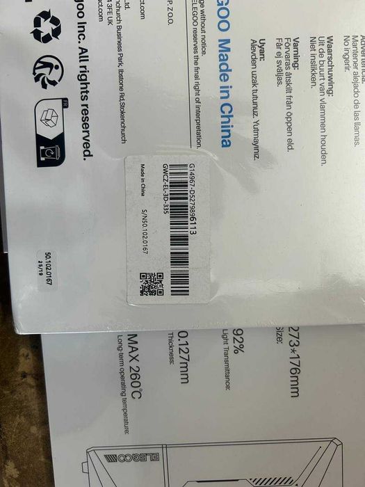 PFA-пленка ELEGOO Saturn 2,3,4 (Ultra 16K)+LCD Mono Panel 4 ultra 16K