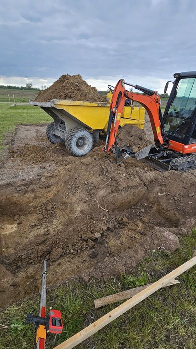 Usługi minikoparka Dojlidy Górne Kuriany Zagórki Halickie Białystok