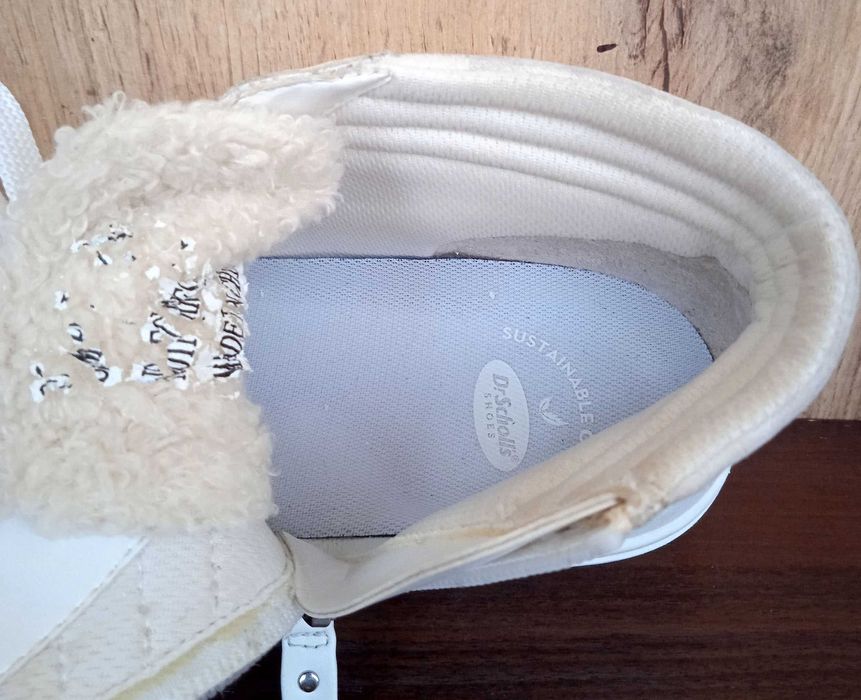 Нові білі кросівки, зручні дитячі кеди, демі хайтопи осінь весна, р 36