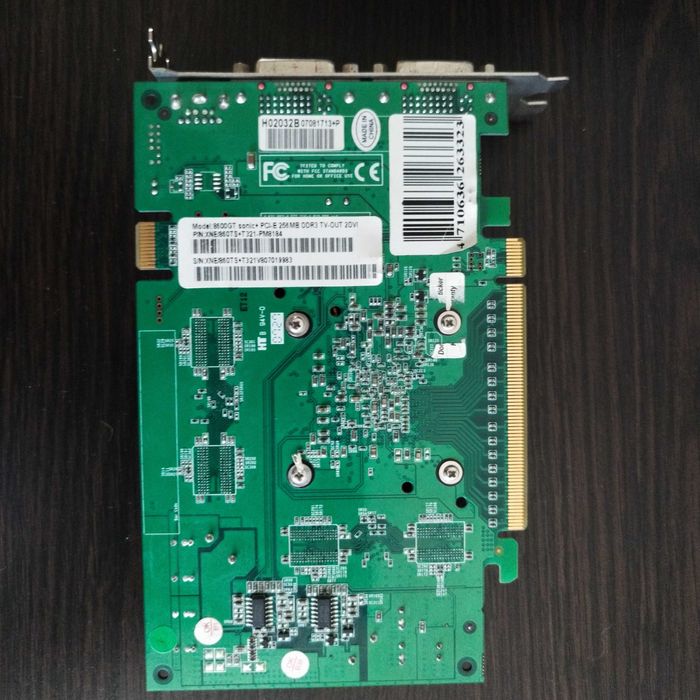 Видеокарта Nvidia GeForce8600GT sonic+ от XpertVision б.у