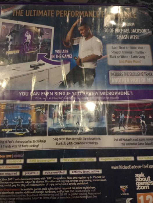 Xbox 360 Michael Jackson