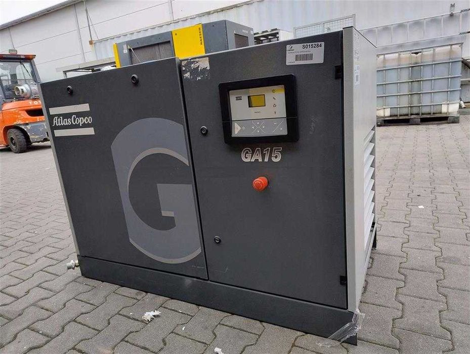 Sprężarka śrubowa ATLAS COPCO GA15, 15kW, 2.36m3/min, S015284