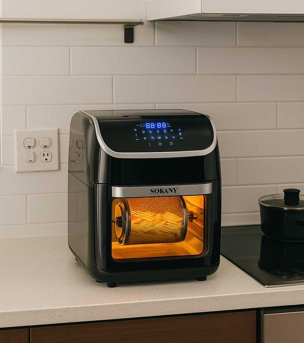 Аерофритюрниця мультипіч, аерогріль 14 л, 2500 Вт, Sokany SK-ZG-8039