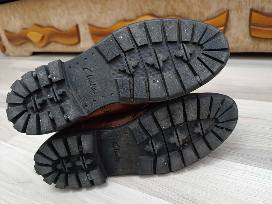 Черевики ботінки чоловічі шкіряні Clarks розмір 43