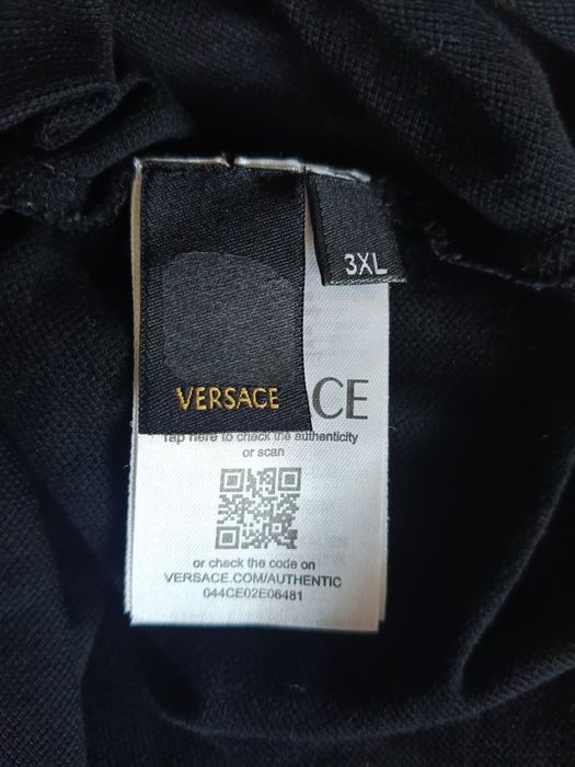 Versace polo czarne 3XL