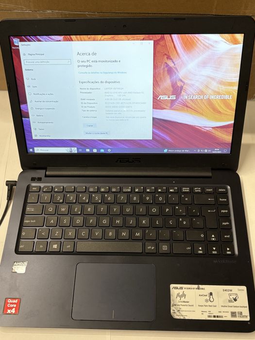 Portátil Asus E402W