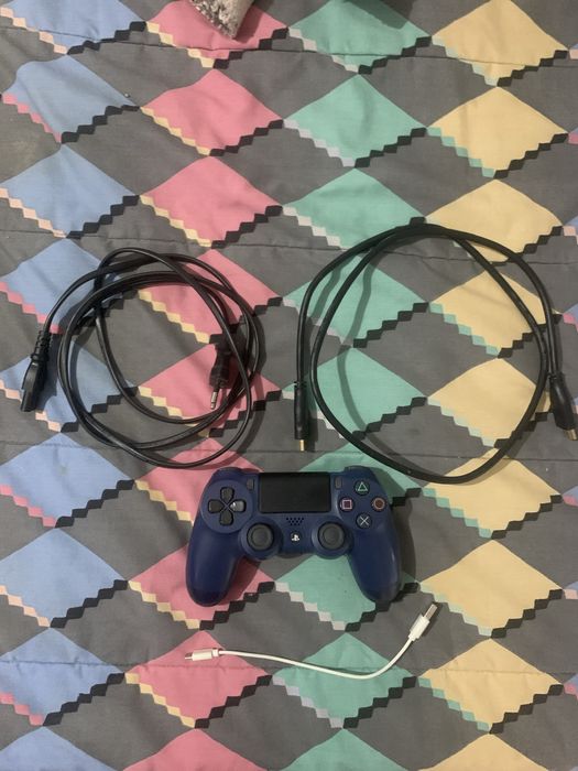 PS4 + comando original azul + fatura worten