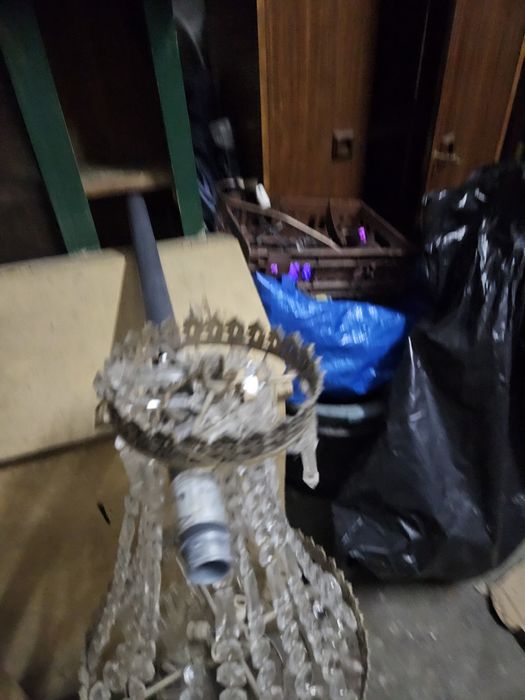 Candeeiro de teto de vidro - antigos