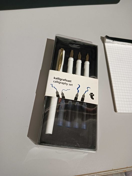 Set Caligrafia Tiger – Caneta + 4 Pontas + Tintas