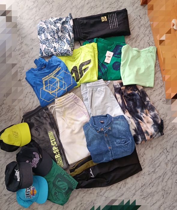 Paka ubrań chłopięca chłopiec 158 wiosna jesień