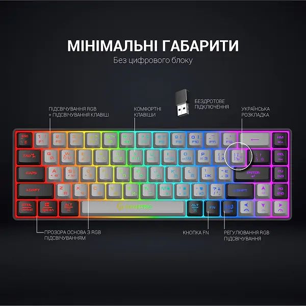 Клавіатура GamePro Wireless (GK935)