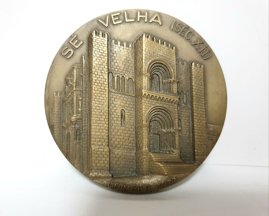 3 medalhas em bronze Santos: Bartolomeu-Cristóvão-João de Deus