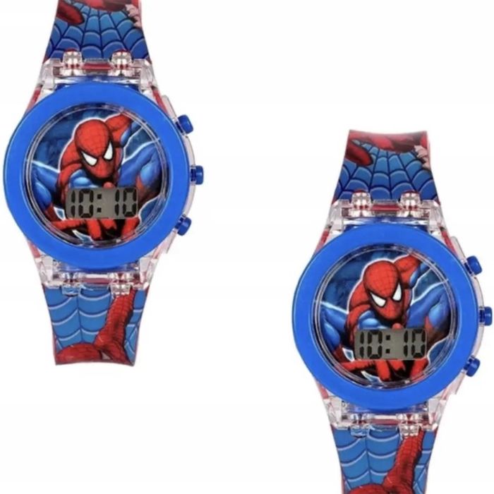 Zegarek spidermen dla dzieci chłopca Elektroniczny LED Spider-Man