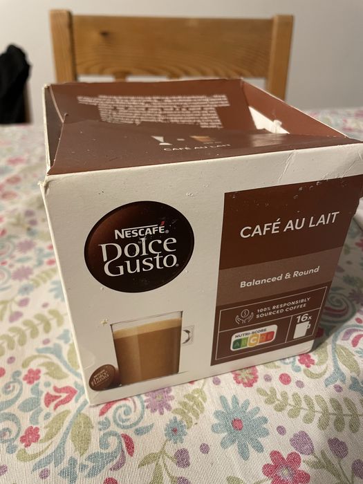 Kapsułki Dolce gusto nescafe cafe eu lait