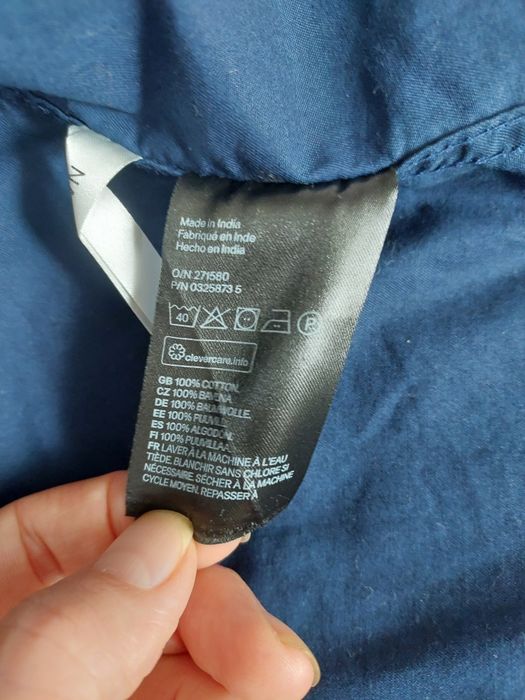 Сорочка синя Logg H and M зріст 140 slim fit