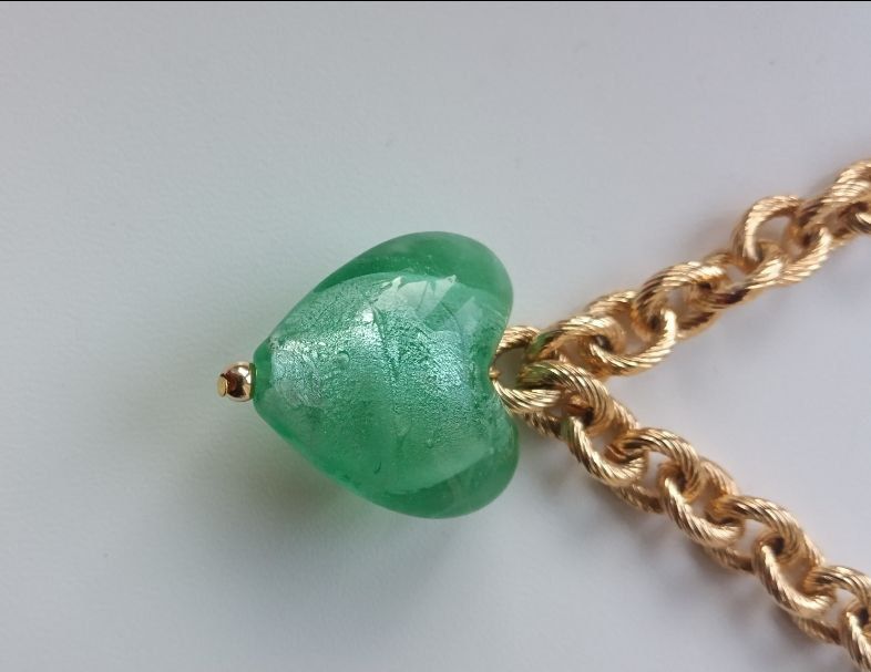 HRH Collection Green Heart Necklace АКЦІЯ!!! ДО 1 ТРАВНЯ!!! ЗНИЖКА 5%