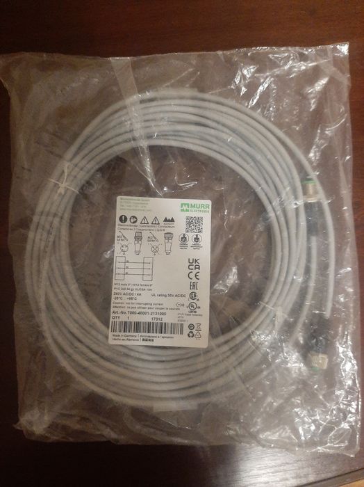 Подовжувач М12, 3 pin