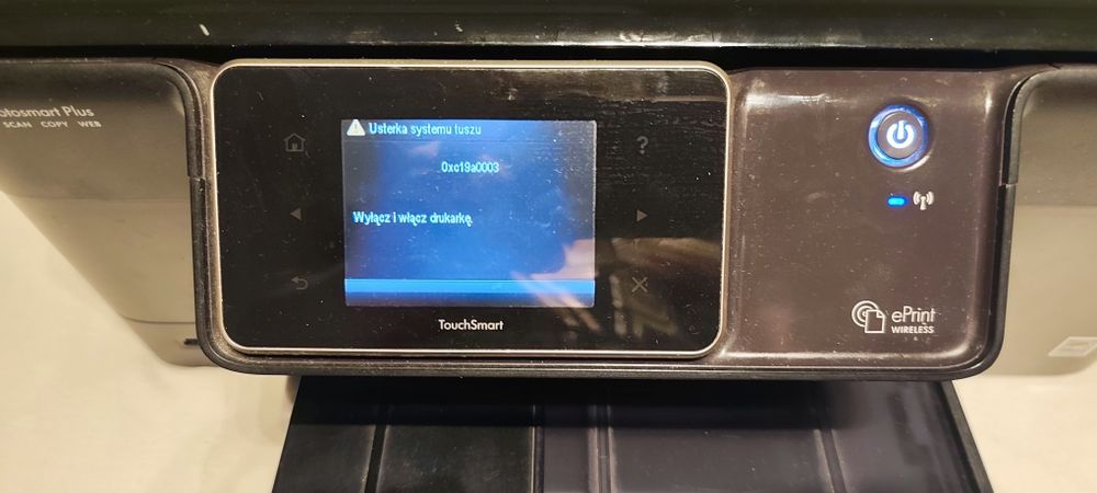 Drukarka HP Photosmart Plus B210a e All in One CN216B  Uszkodzona