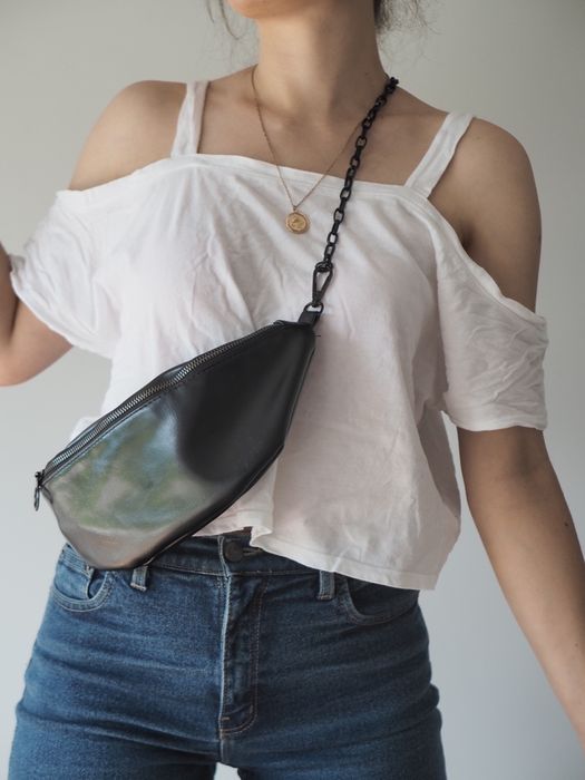 Biała koszulka bluzka oversize Forever 21