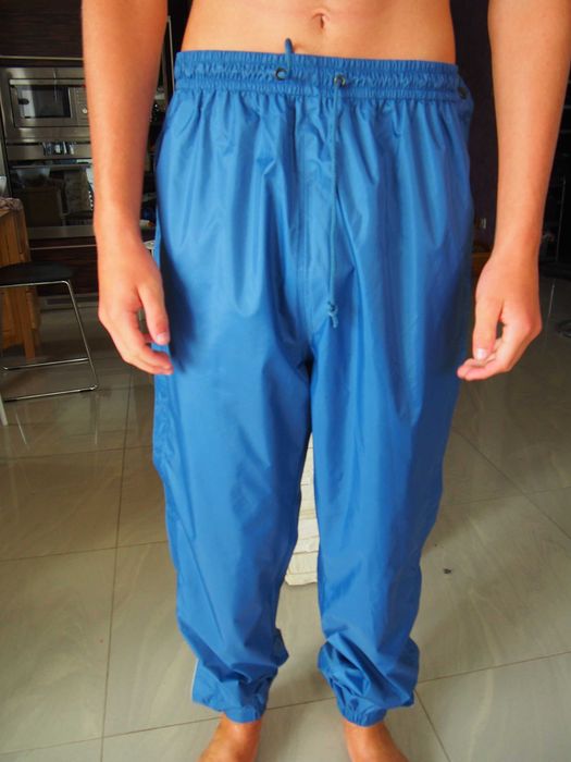 Spodnie przeciwdeszczowe M męskie