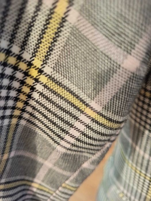 komplet kostium damski wiosna krata