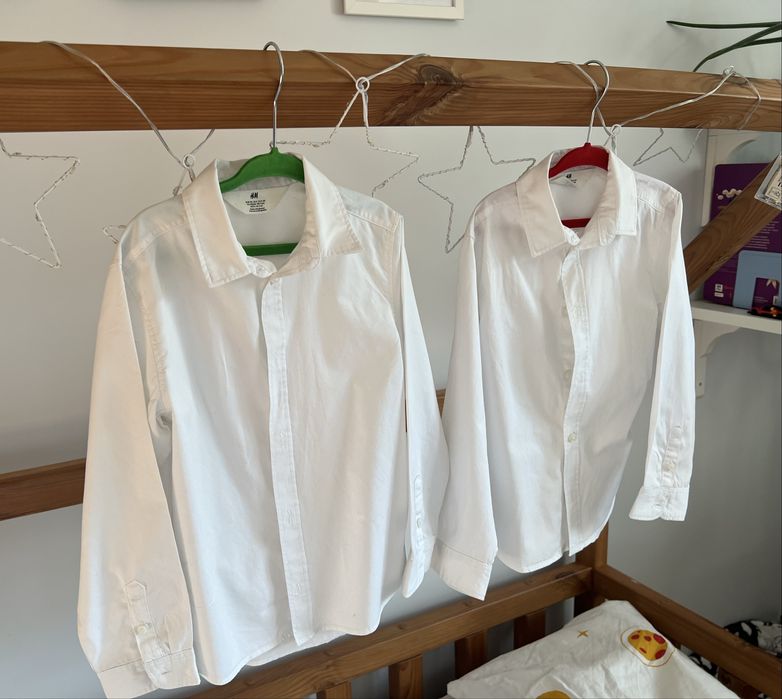 Koszule białe HM 116 bliźniaki