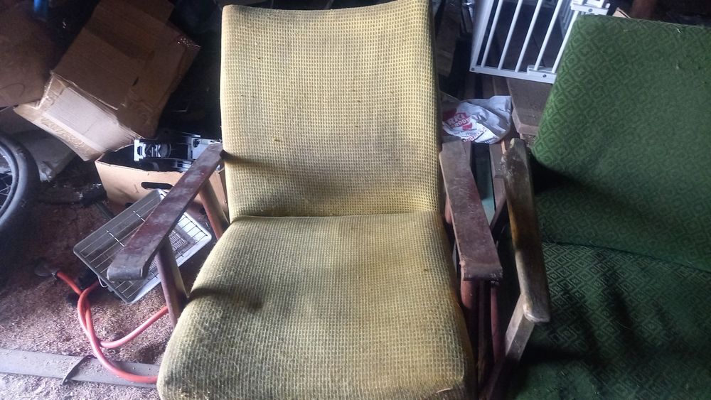 Fotel fotele PRL retro vintage lisek