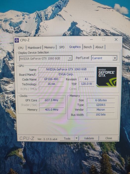 Відеокарта GTX 1060 6 Gb EVGA