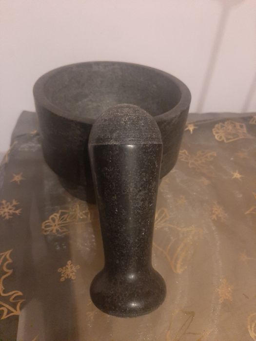 almofariz Pilão pedra garrafa Alemã Santo Bernhard