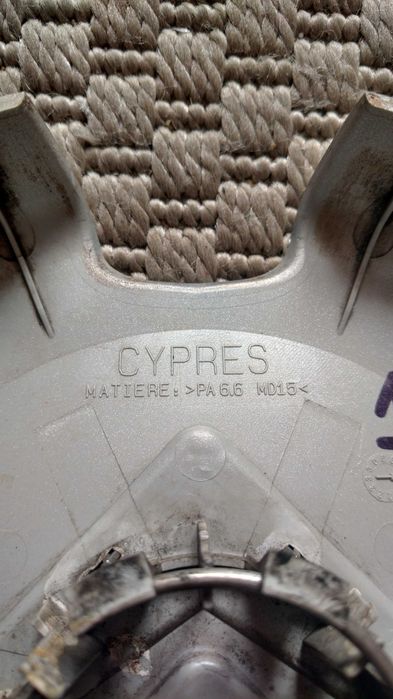 Dekielki alufelgi CYPRES Citroen 940.672 oryginał cena za 5 sztuk