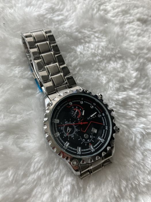 Relogio Soki Prateado Novo