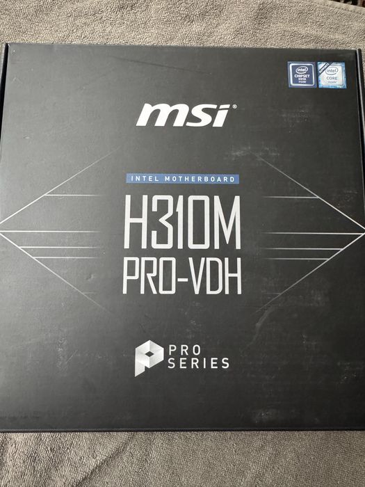 Материнка H310M PRO-VDH + I3-9100f