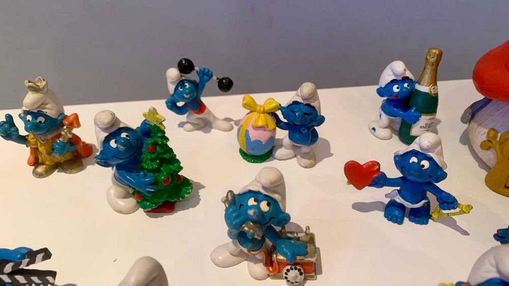 Estrufes (Smurfs) figuras em PVC SCHLEICH - vintage coleção