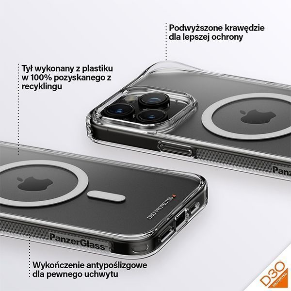 PanzerGlass HardCase iPhone 15 Pro Max6.7" D3O MagSafe 3xMilitary gr