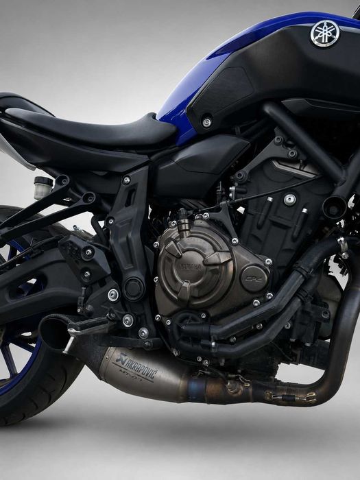 Yamaha MT-07 2020 35kw | Preto/Azul | Escape Akrapovic Completo | Revisões Yamaha