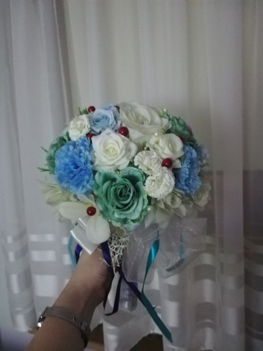 Bukiet ślubny sztuczny