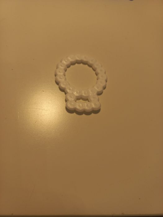 Biały mainth spiner