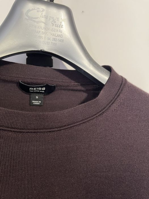 Джемпер зі тонкої 100% вовни меріно. Reiss.